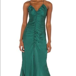 Free People Nothing Better Dress In Everglade Size XS